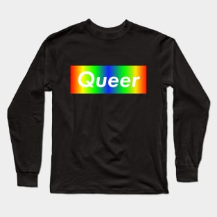 Queer Rainbow_White Long Sleeve T-Shirt